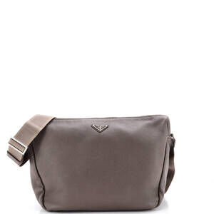 Prada Zip Shoulder Bag Vitello Daino #252907P24B